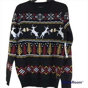 Tipsy Elves Christmas Sweater Caribrew Size Small NWT